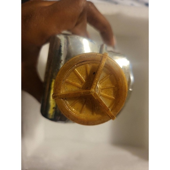 Vintage Avon Touring T Antique Car Bottle Silver After Shave Cologne 6 Oz - Picture 4 of 6